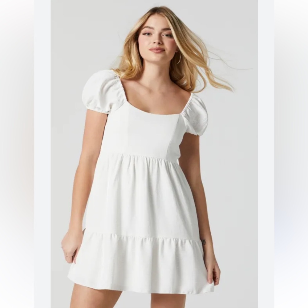 NWT Altar’d State Babydoll Dress | M | White